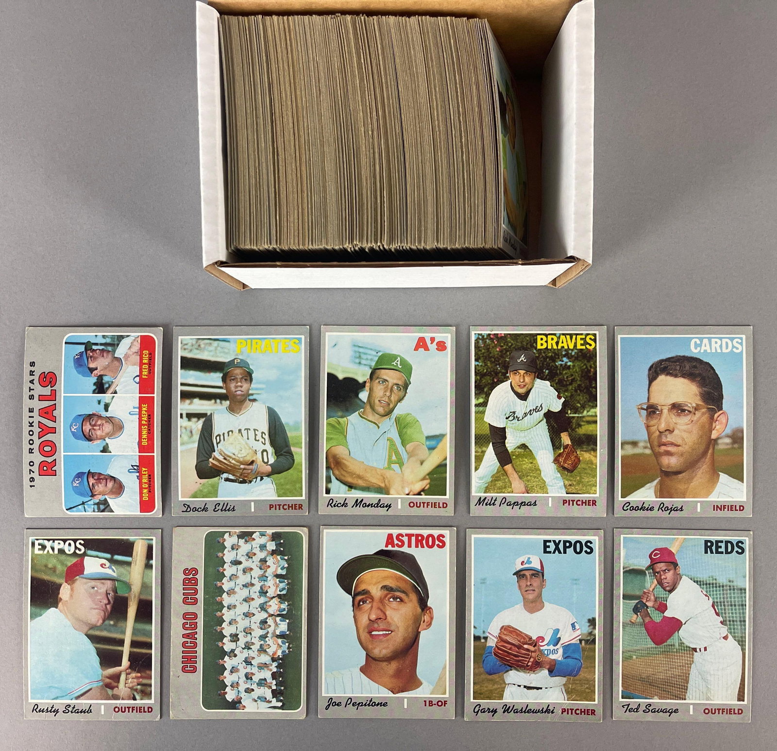 215+ - 1970 Topps Baseball 6th and 7th Series Cards: Conditions vary, VG - EXMT, Mainly Mid-grade
