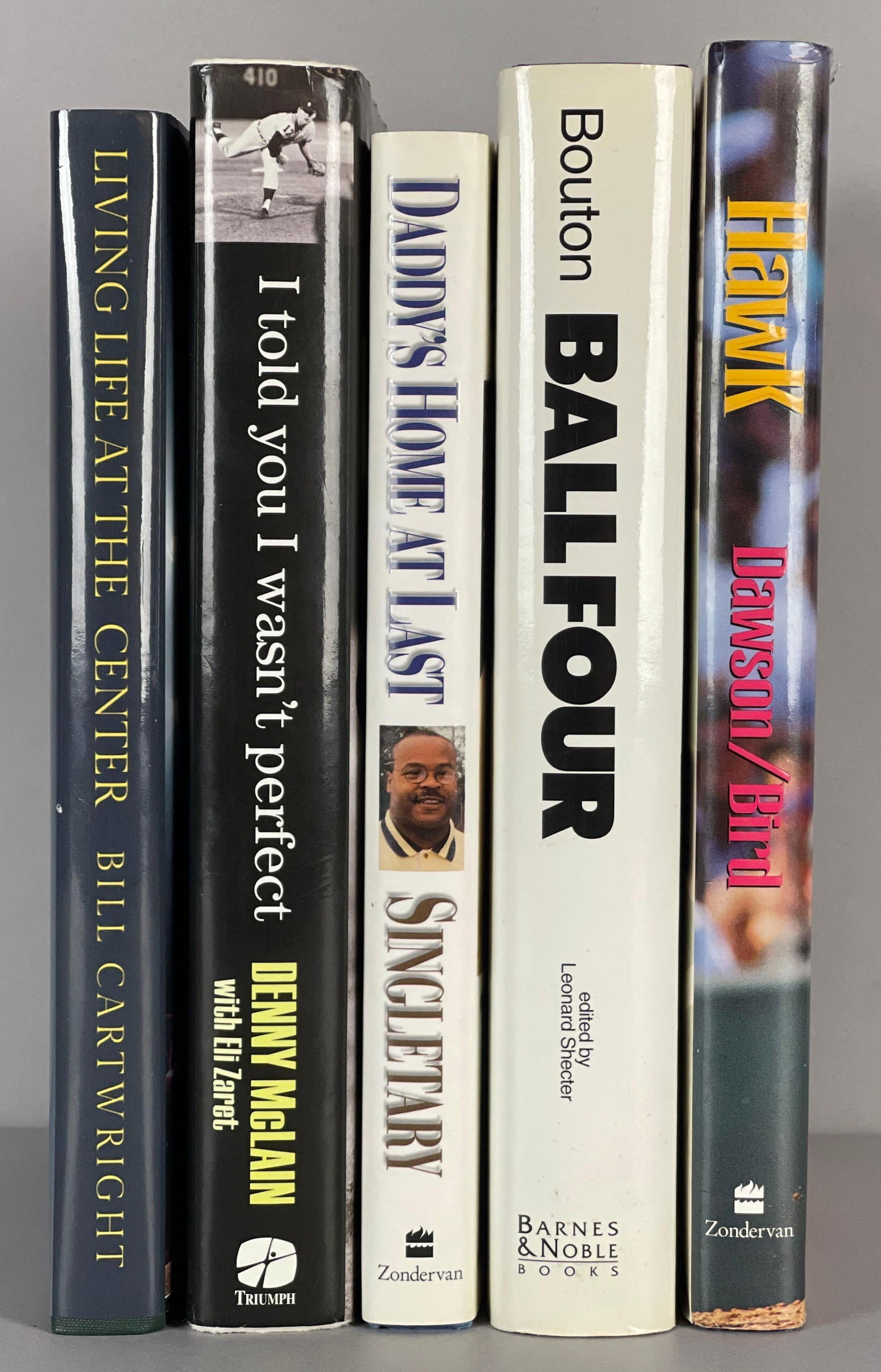 5 - Signed Sports Books Mike Singletary, Andre Dawson, and more (1 of 6)