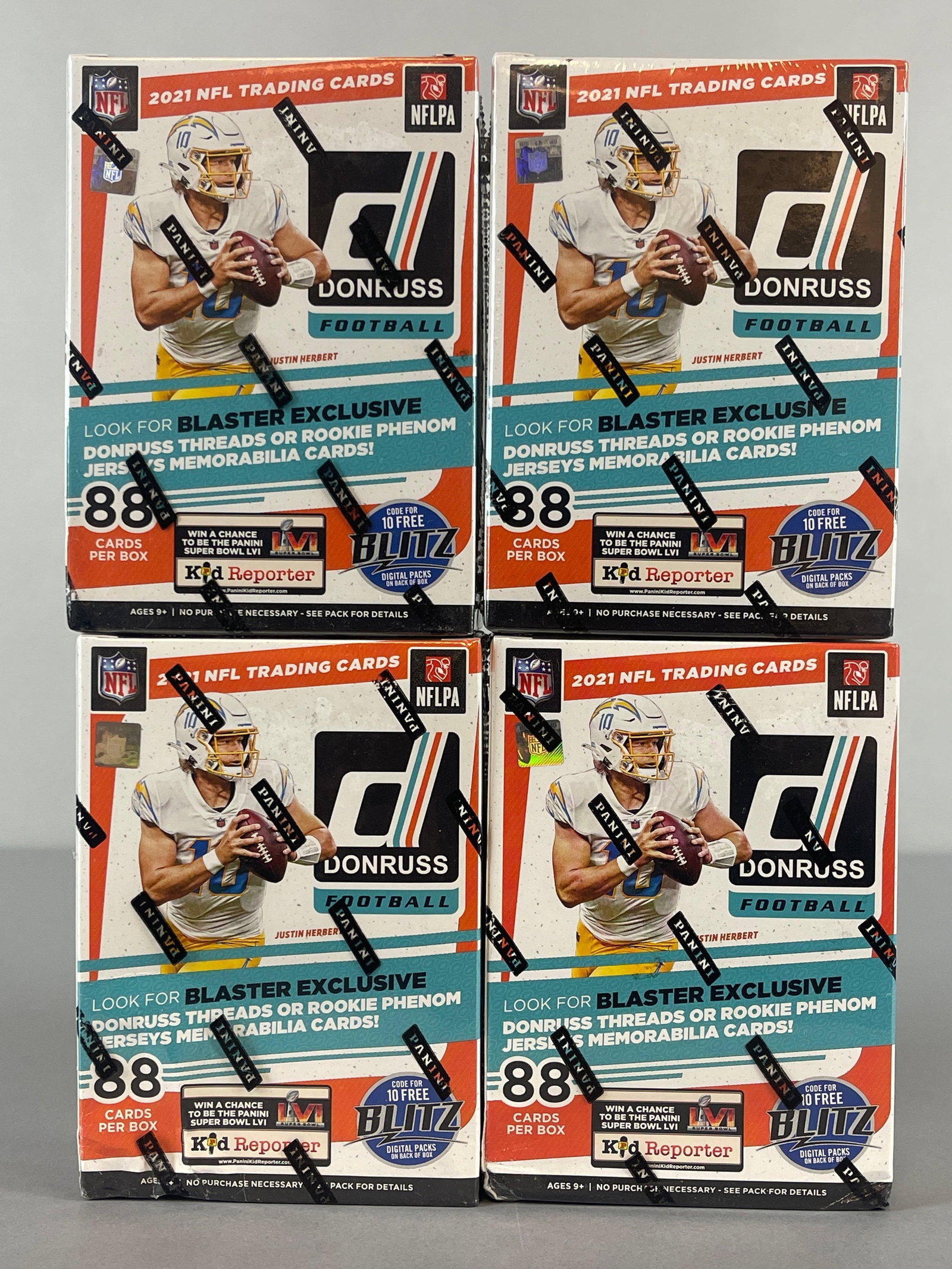 4 - 2021 Donruss Football Blaster Boxes (1 of 3)