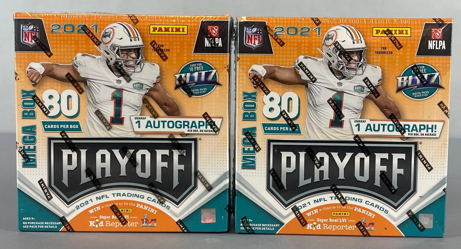 2 - 2021 Panini Playoff Football Mega Boxes (1 of 4)