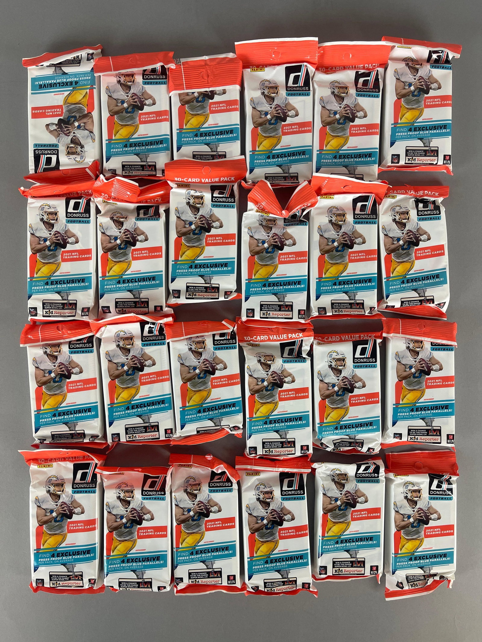 24 - 2021 Donruss Football Value Packs: 30 - Card value pack
