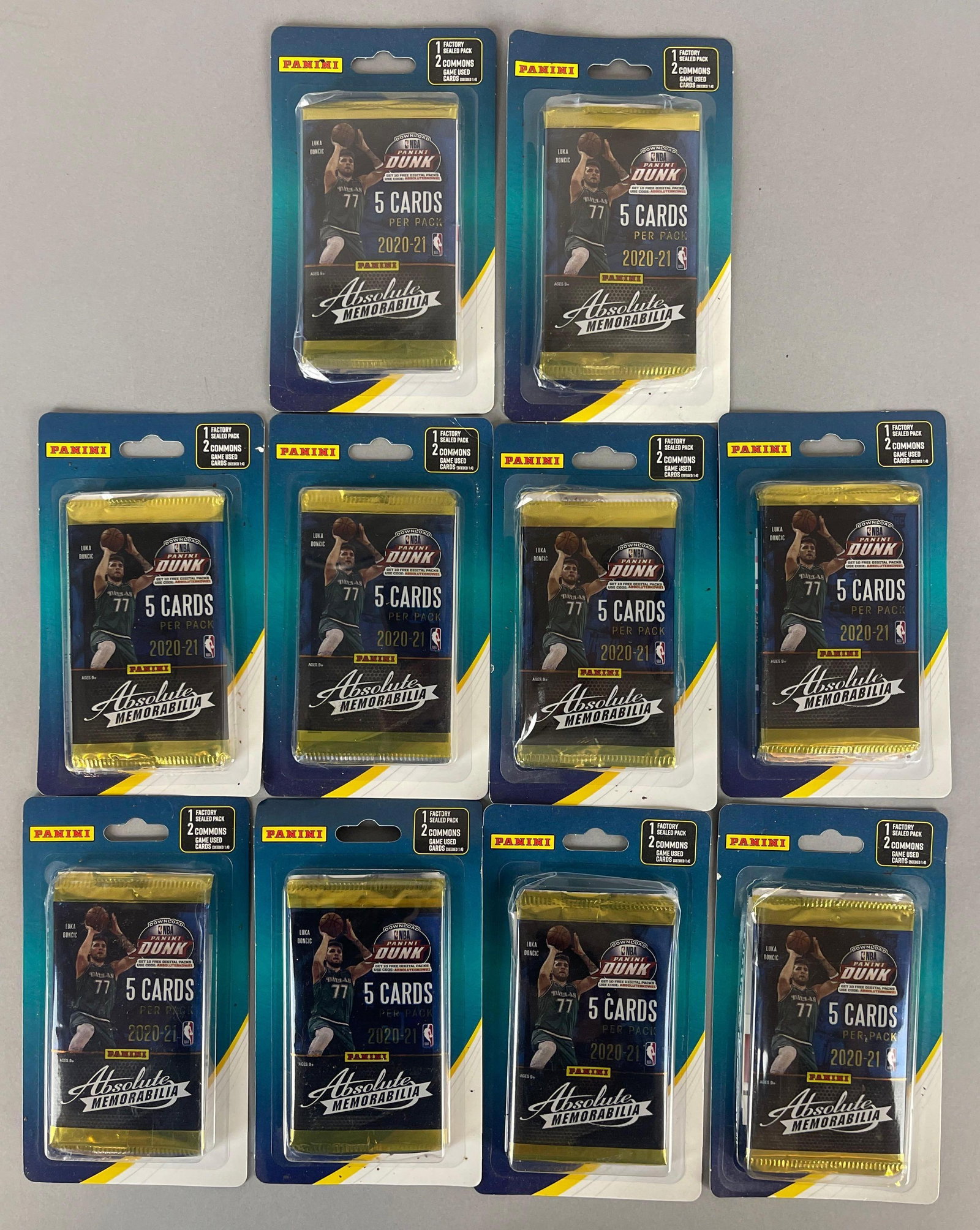 10 - 2020 Panini Absolute Basketball MJ Holding Blister Packs (1 of 2)