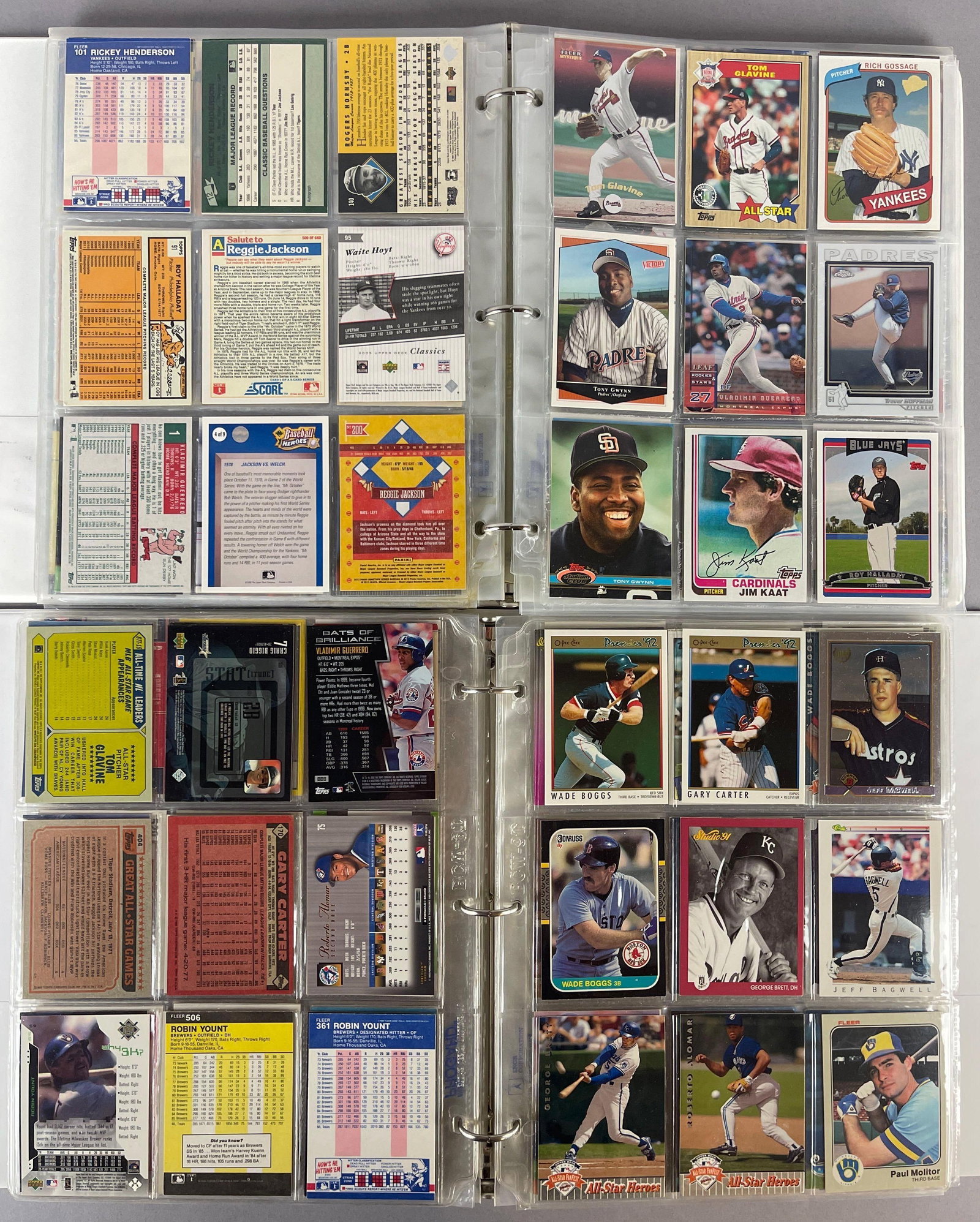 540 - 1960s - 2000s Baseball HOFs, and Star Cards: Conditions vary, VG - Mint