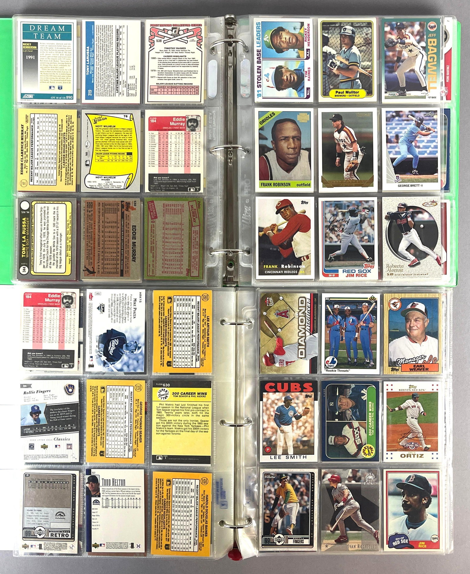 540 - 1960s - 2000s Baseball HOFs and Star Cards: Conditions vary, Low - Mint
