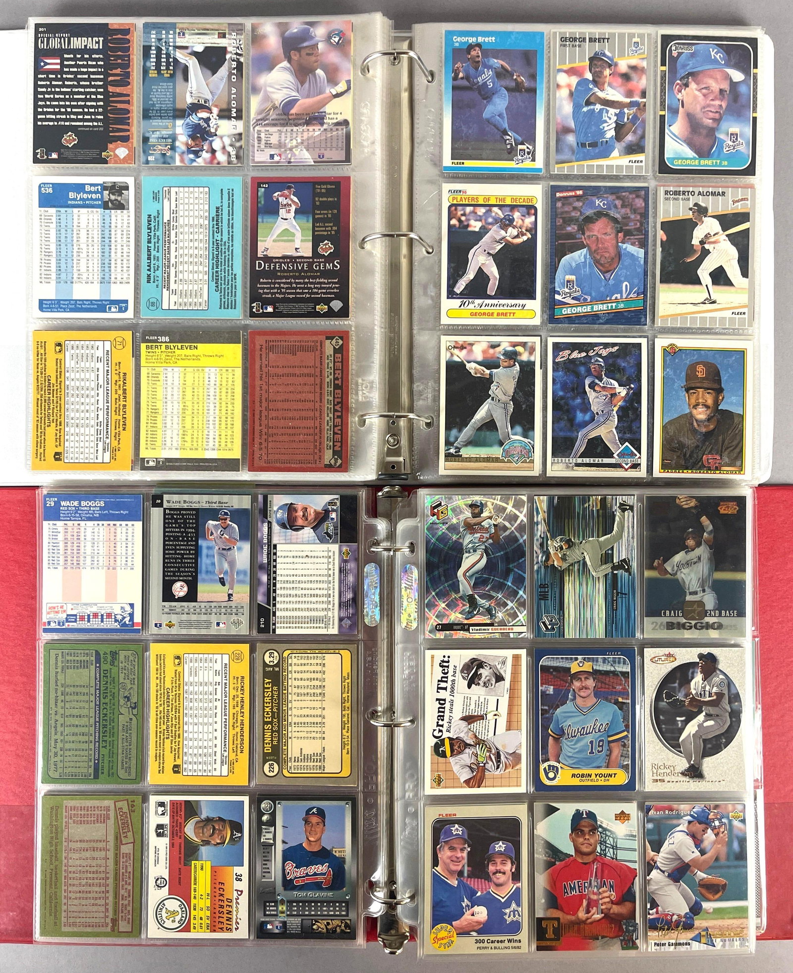 540 - 1960s - 2000s Baseball HOFs and Star Cards: Conditions vary, Low - Mint