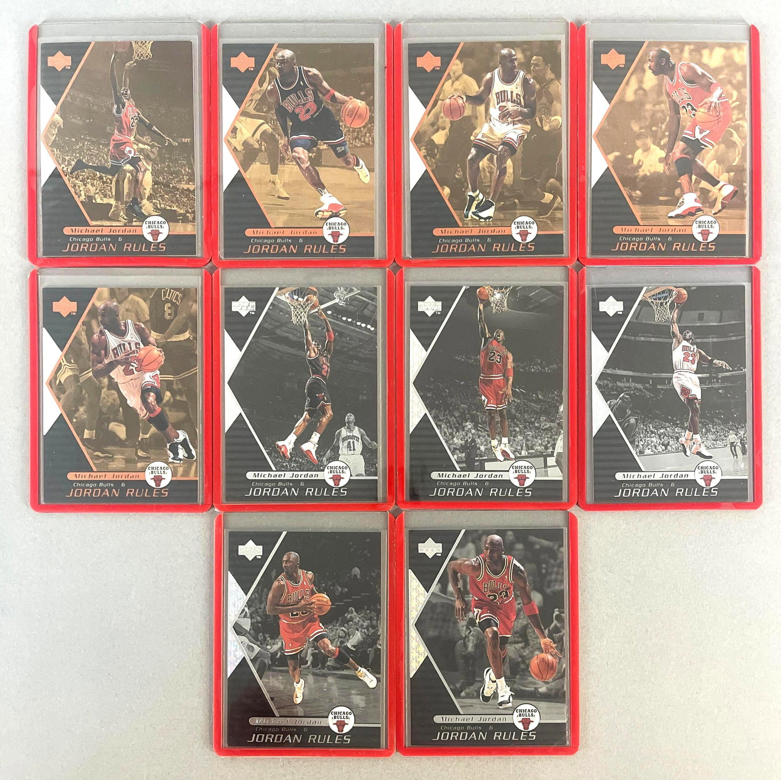 10 - 1998 Upper Deck Jordan Rules Insert Cards