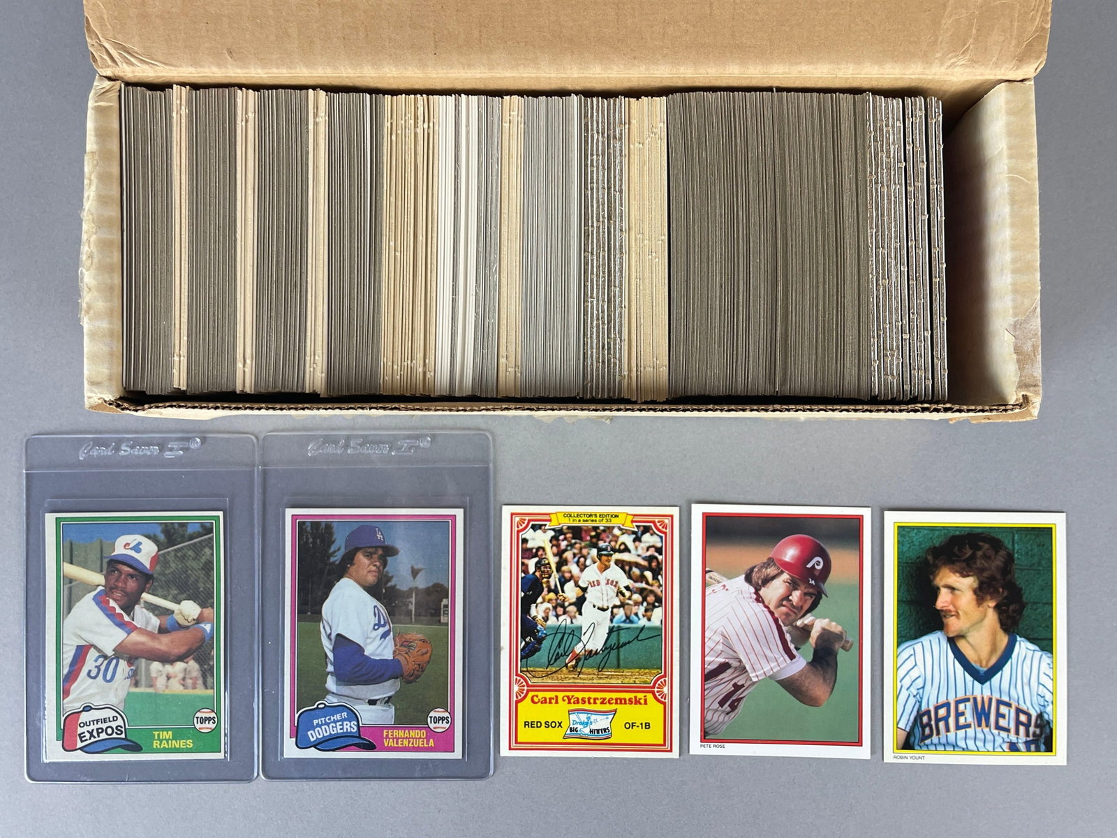 1981 Topps Traded + 4 - 1981 Drake Big Hitters Sets + 1983 and 84 Topps Glossy Sets (1 of 3)