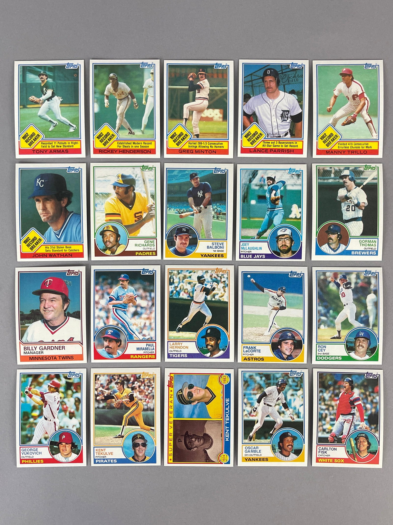 1983 Topps Baseball Complete High-Grade Set - 2