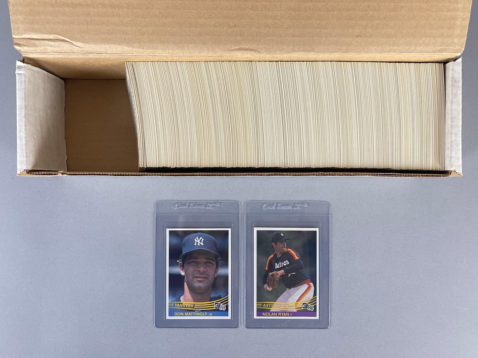 1984 Donruss Baseball Complete High-Graded Set: Conditions vary, NM - Mint, Includes Don Mattingly Rookie
