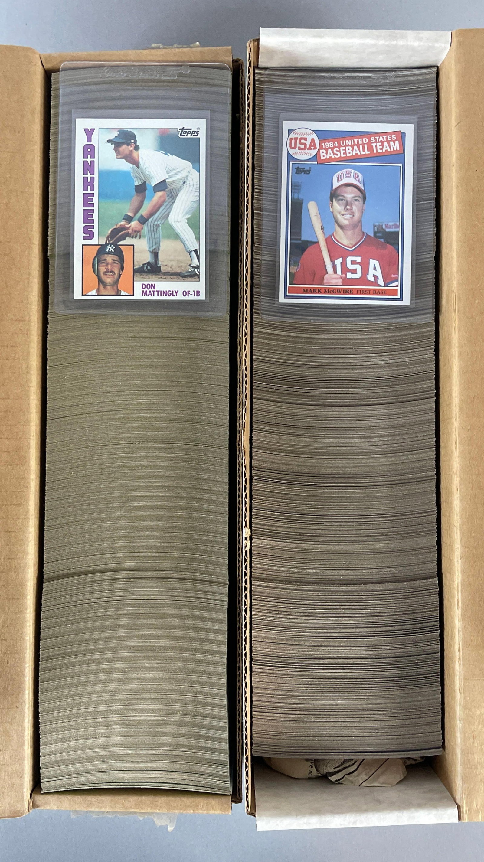 1984 and 85 Topps Baseball Complete Sets