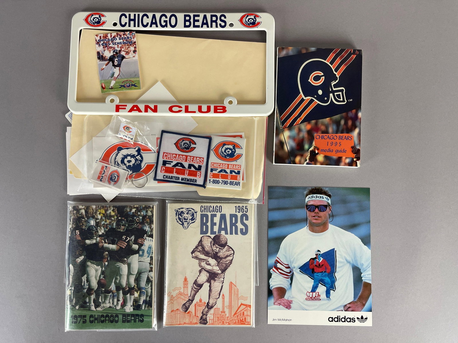 20+ 1959 - 2012 Chicago Bears Programs and Memorabilia - 3