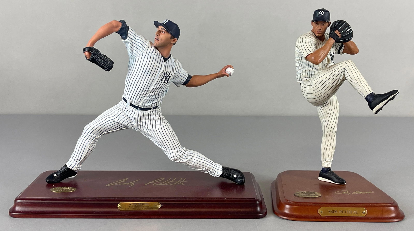 2 - Andy Pettitte The Danbury Mint Figurine Statues: 2 - Andy Pettitte The Danbury Mint Figurine Statue, Measures 11 x 6 x 9 Inches