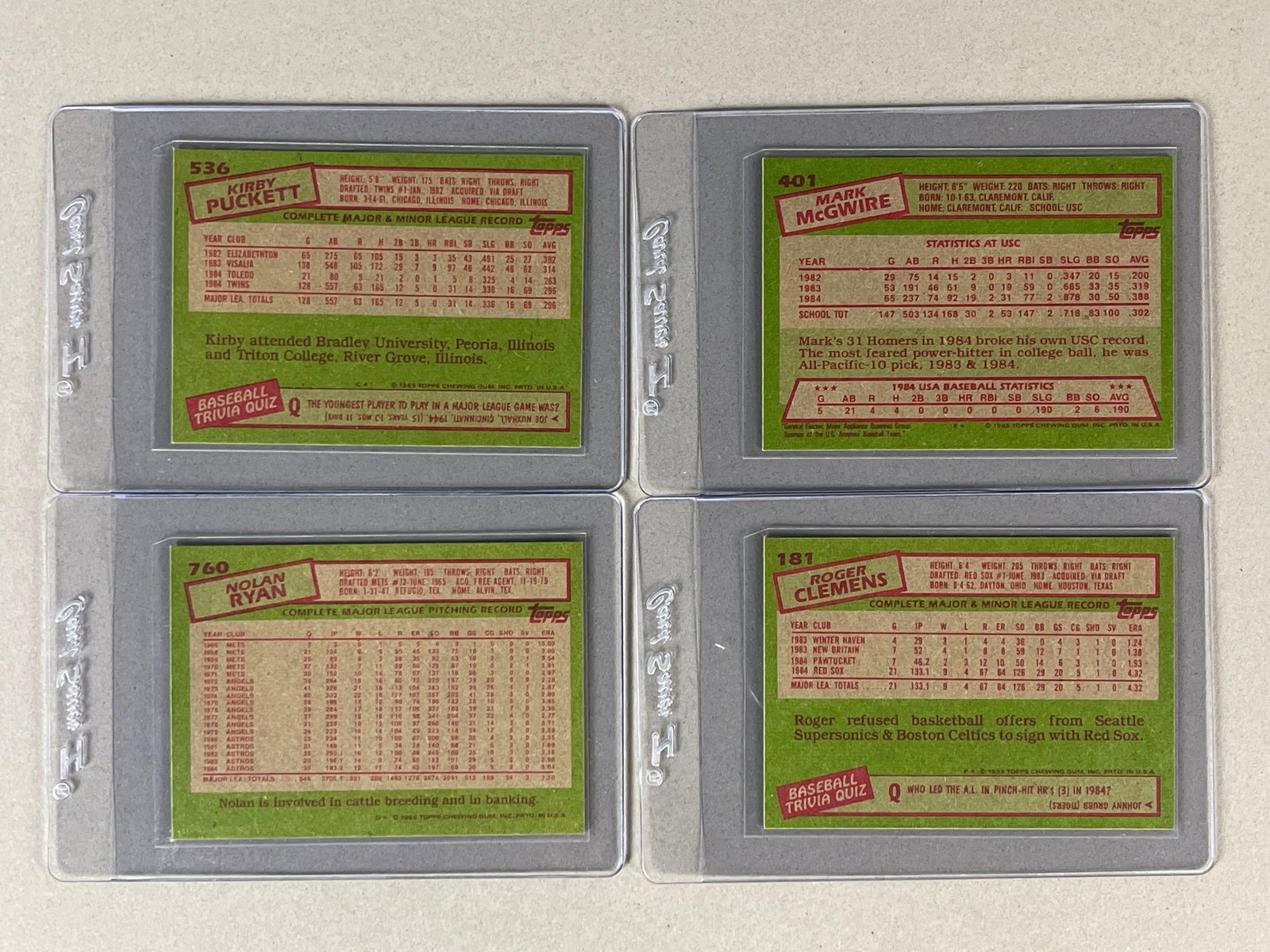 1985 Topps Baseball Complete High-Grade Set - 2