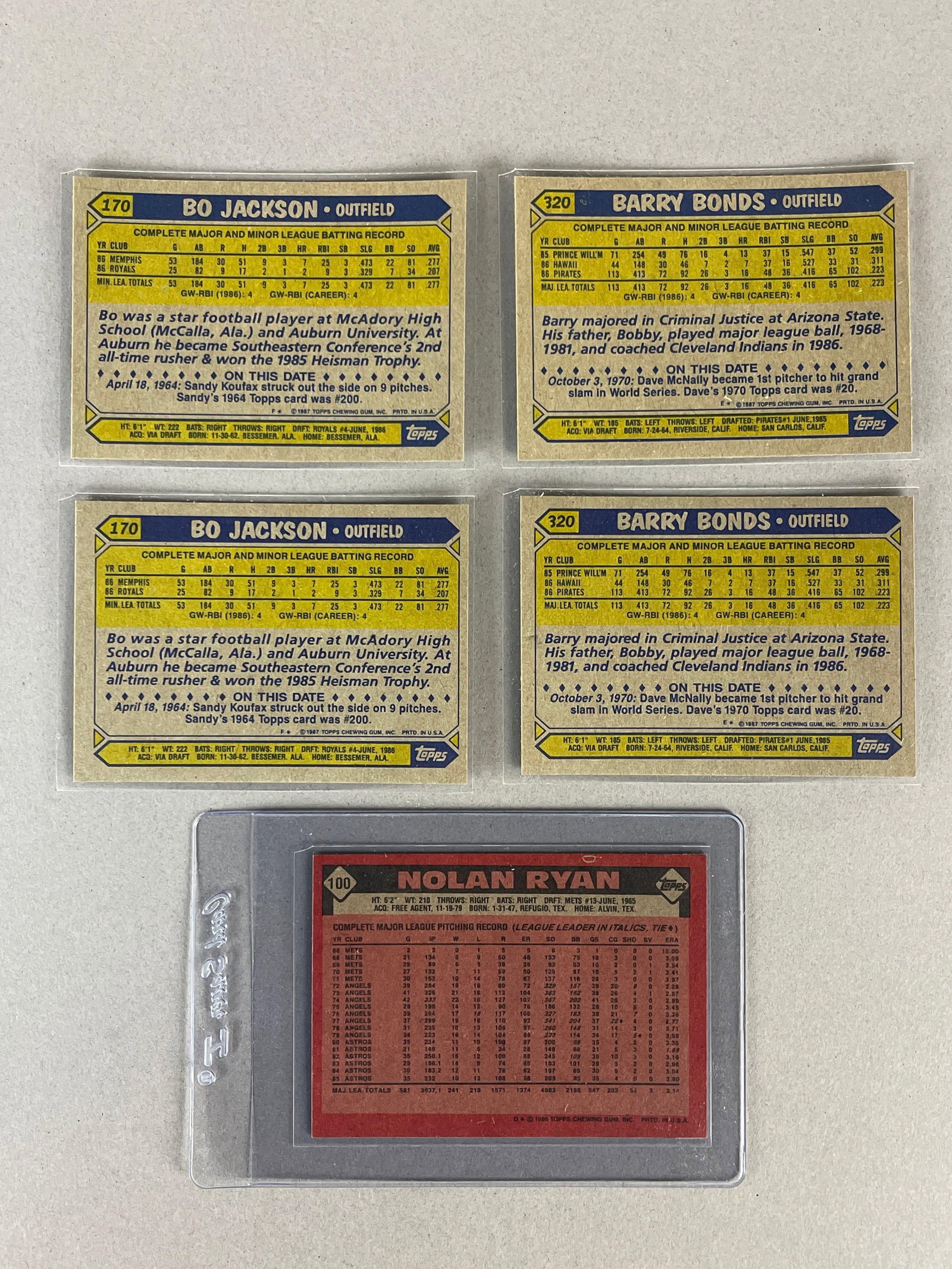 1986 and 2 - 1987 Topps Baseball Complete Sets - 3