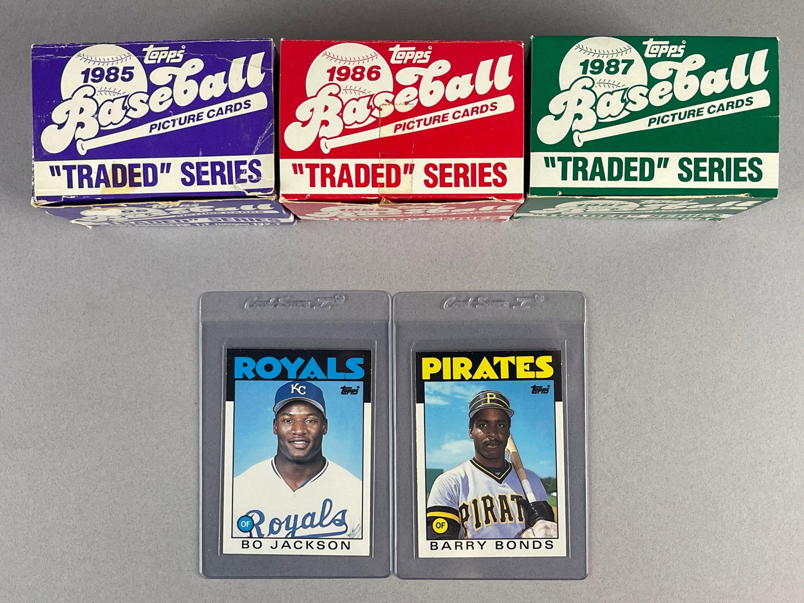 1985, 86, and 87 Topps Traded Baseball Sets (1 of 2)