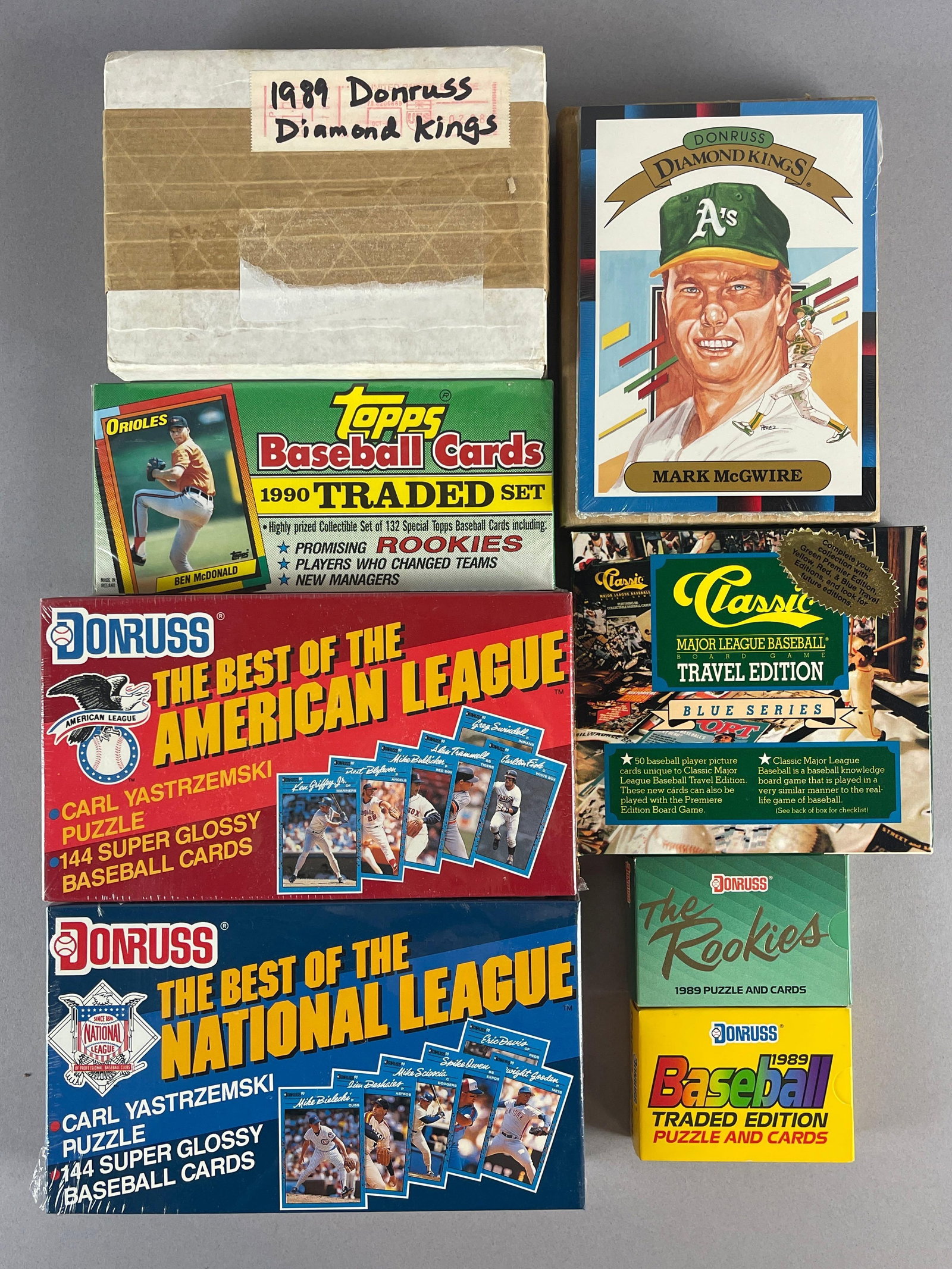 10 - 1988 - 90 Donruss Diamond Kings Jumbo, Topps Classic, and More Sets (1 of 2)