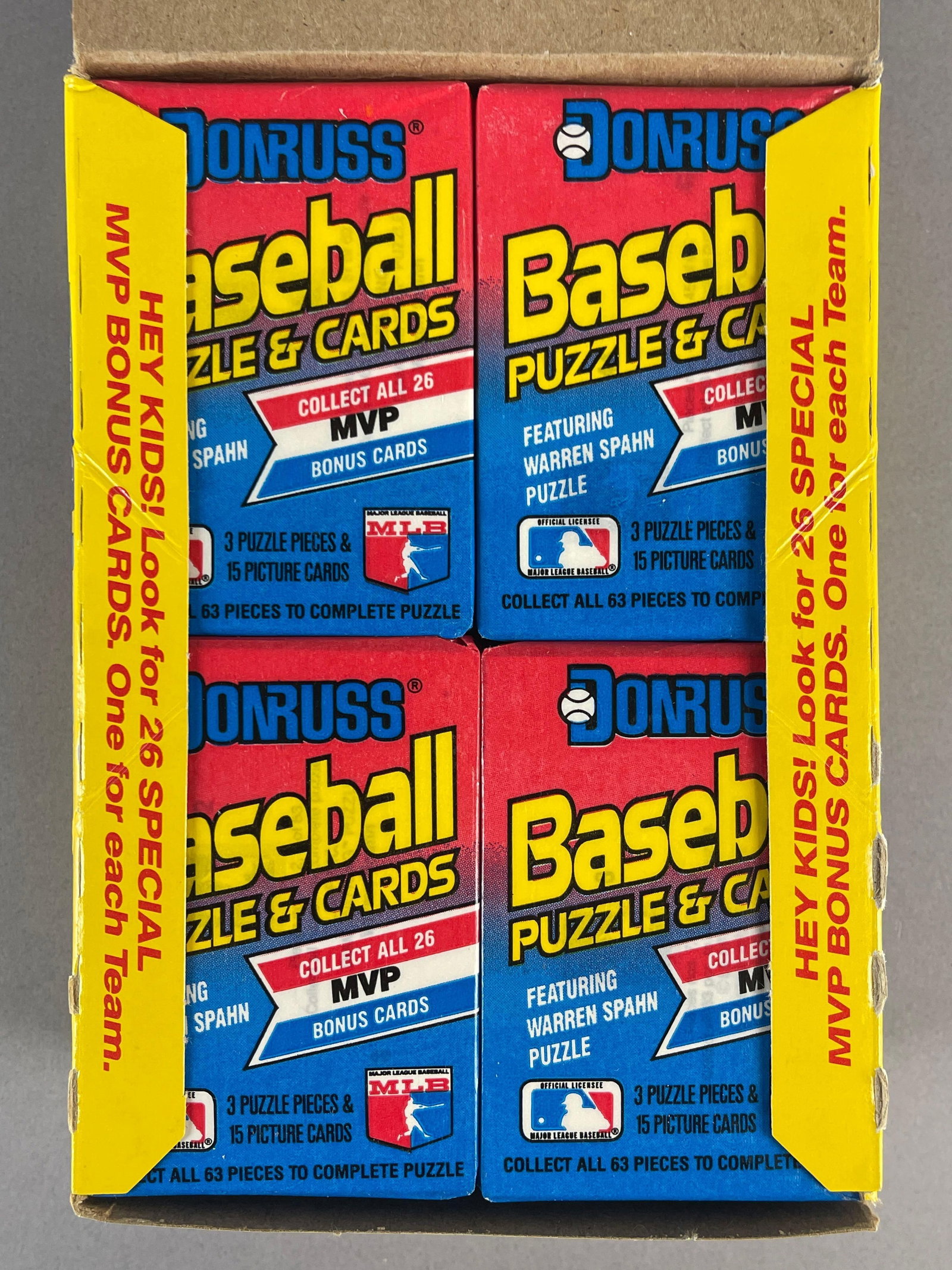 8 - 1989 Donruss Baseball Wax Boxes + Empty Case Box - 2