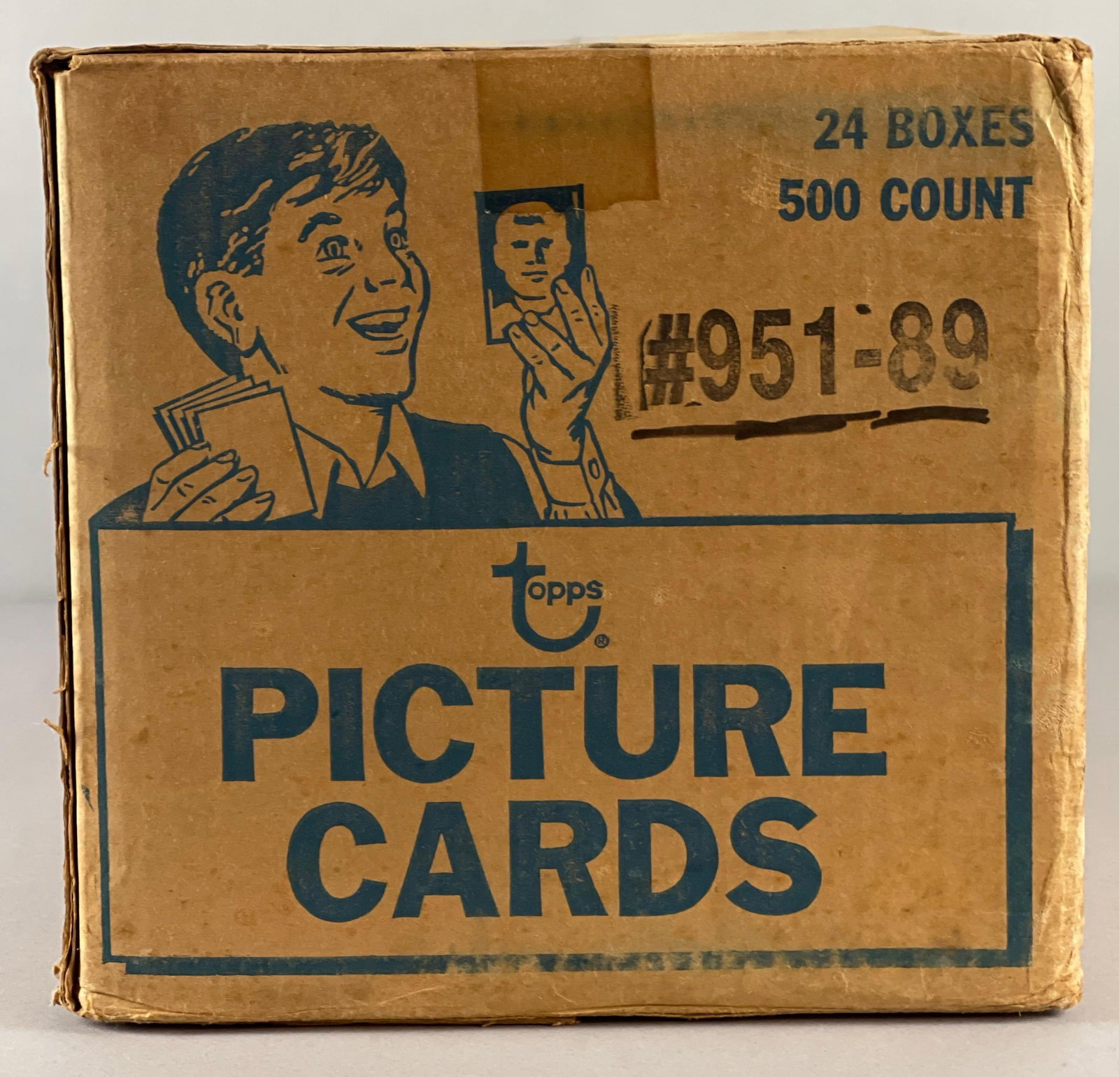 1989 Topps Baseball Factory Sealed Vending Case: 24 Boxes 500 CT, 12,000 Cards