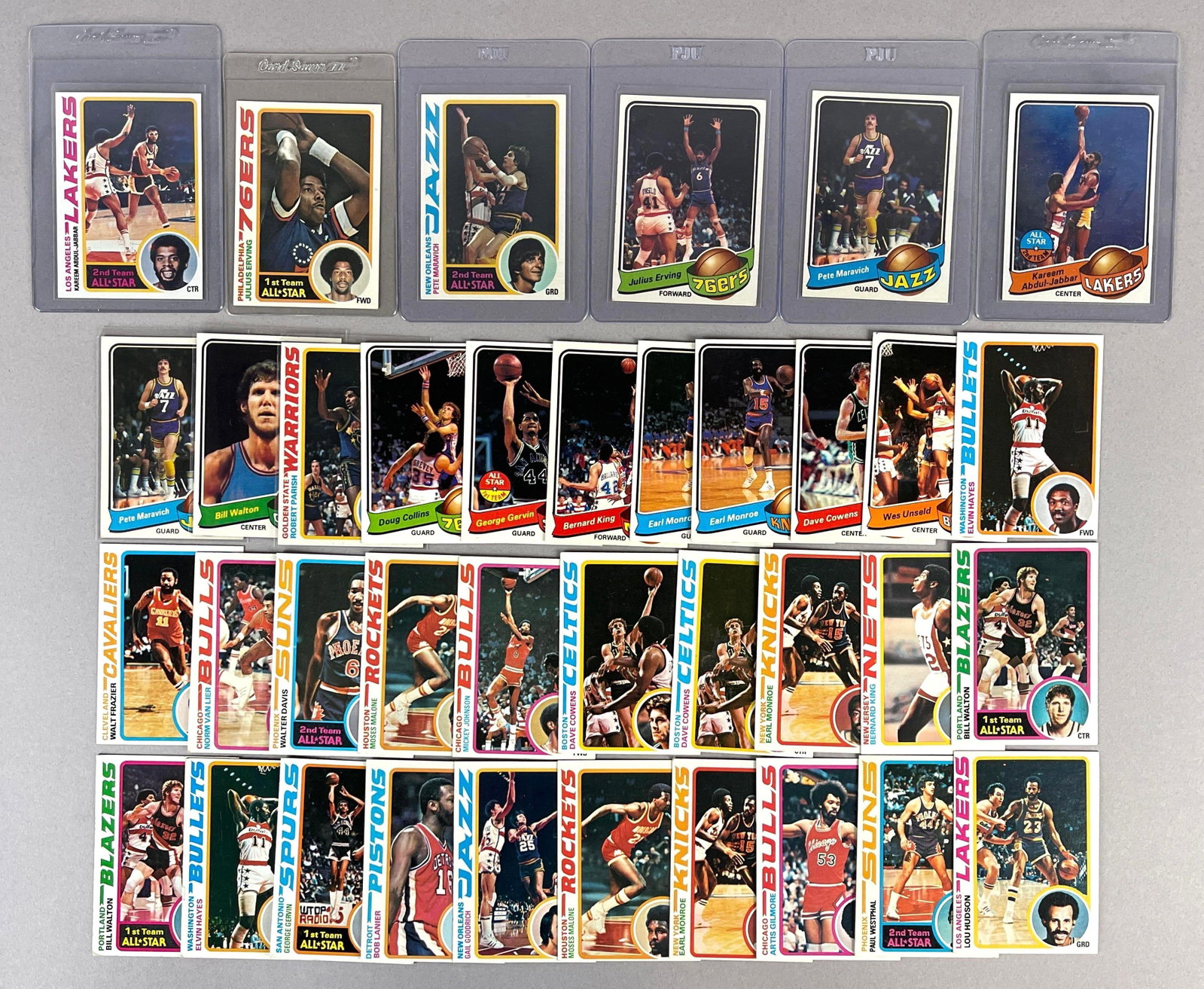 35+ 1978 and 79 Topps Basketball HOFs, Stars, and Rookies (1 of 2)