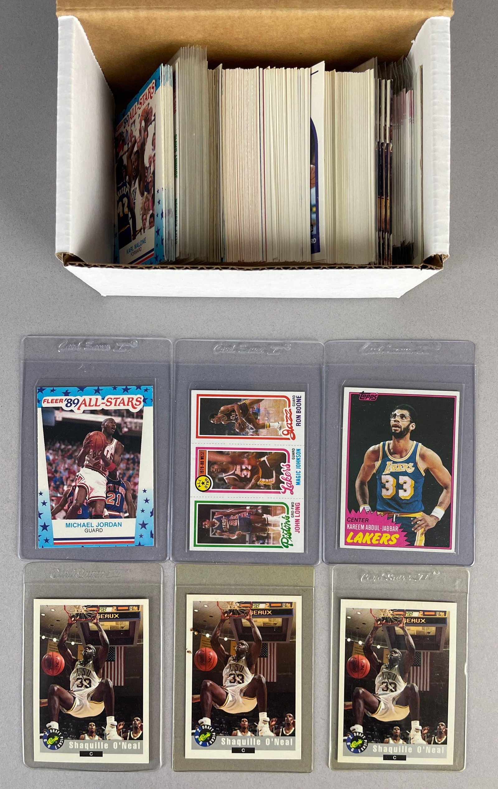 150+ 1980s - 90s Basketball Cards with Magic Johnson Rookie and HOFs and Stars (1 of 2)
