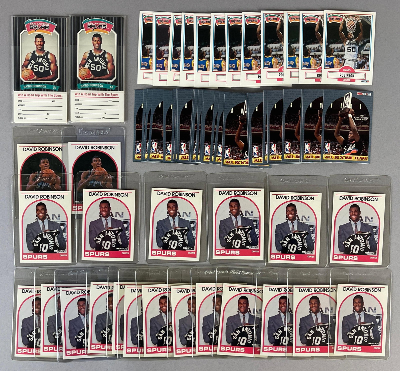 21 - 1989 NBA Hoops David Robinson and 35+ Other Cards (1 of 2)
