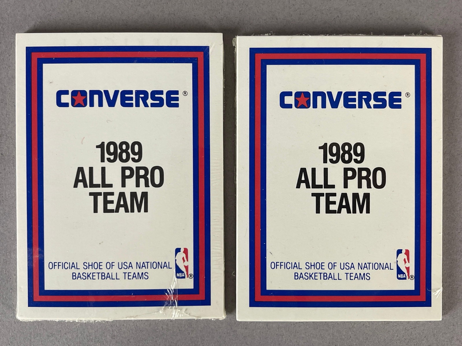2 - 1989 Converse Basketball All-Pro Sealed Card Sets (1 of 2)