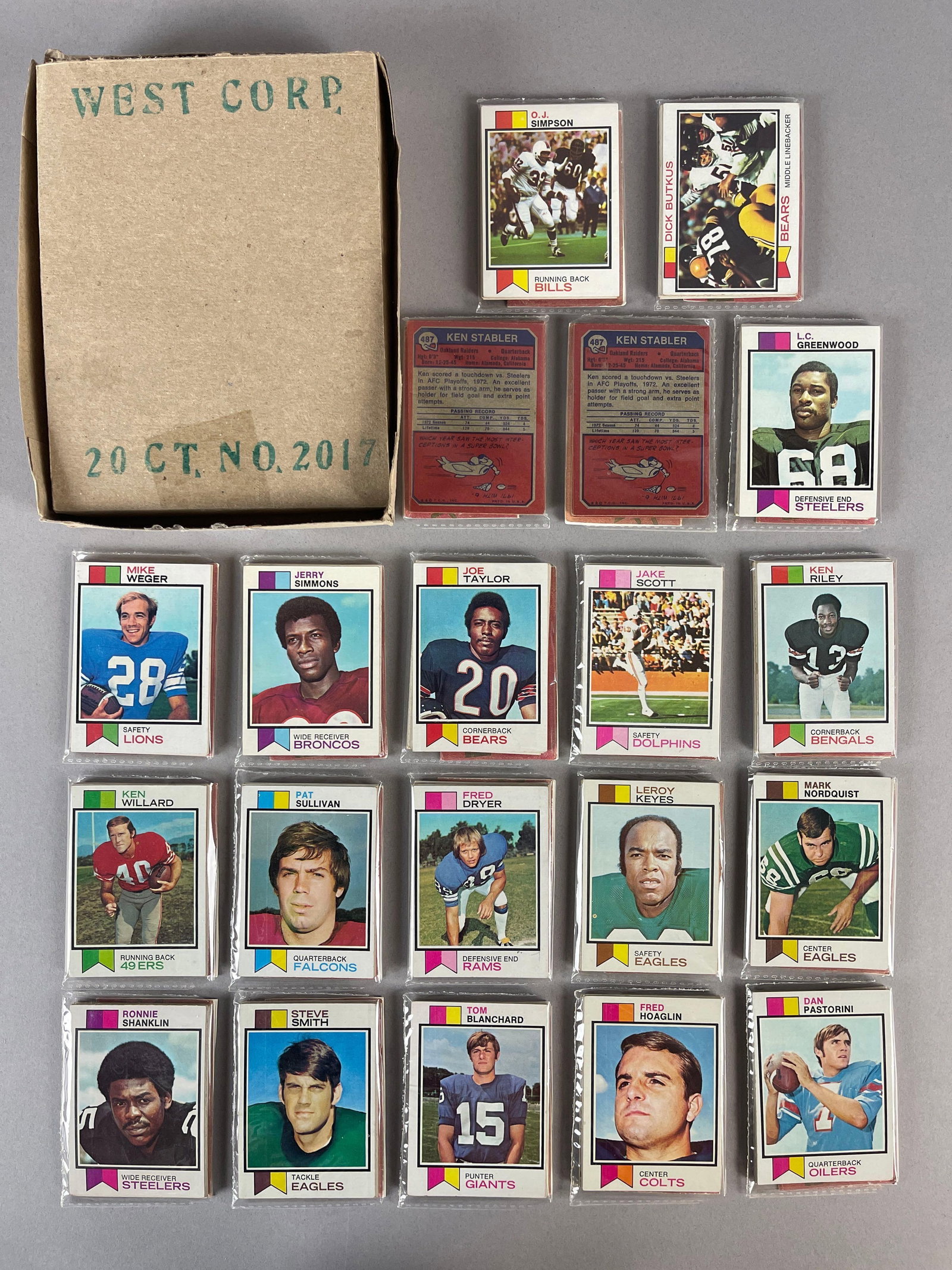 1973 Topps Baseball West Corps Cello Fun Packs Vending Box of 20 with HOFs (1 of 5)