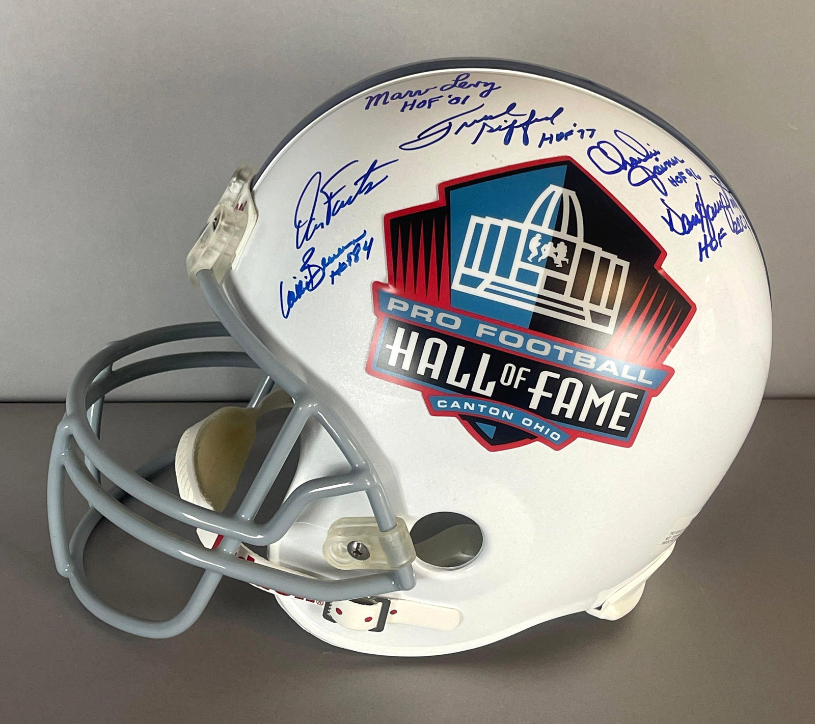 Chicago Bears Multi-Signed Full Size Hall of Fame Helmet (1 of 4)