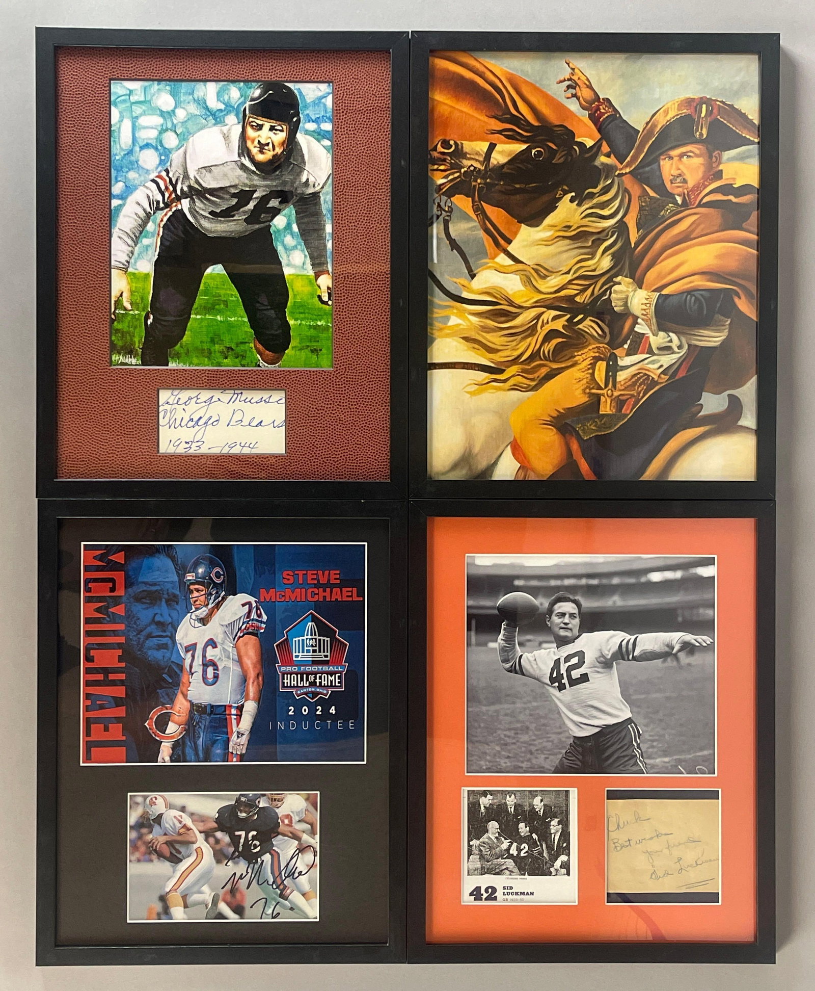 4 - Chicago Bears Photos and Signatures (1 of 4)