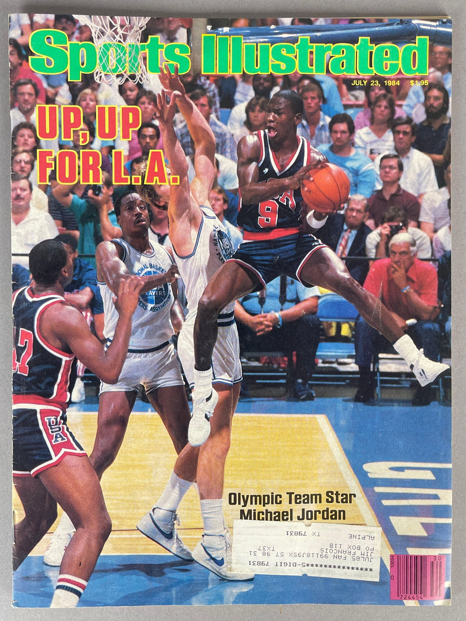 1984 Sports Illustrated Michael Jordan USA Olympics: July 23, 1984, Nice condition