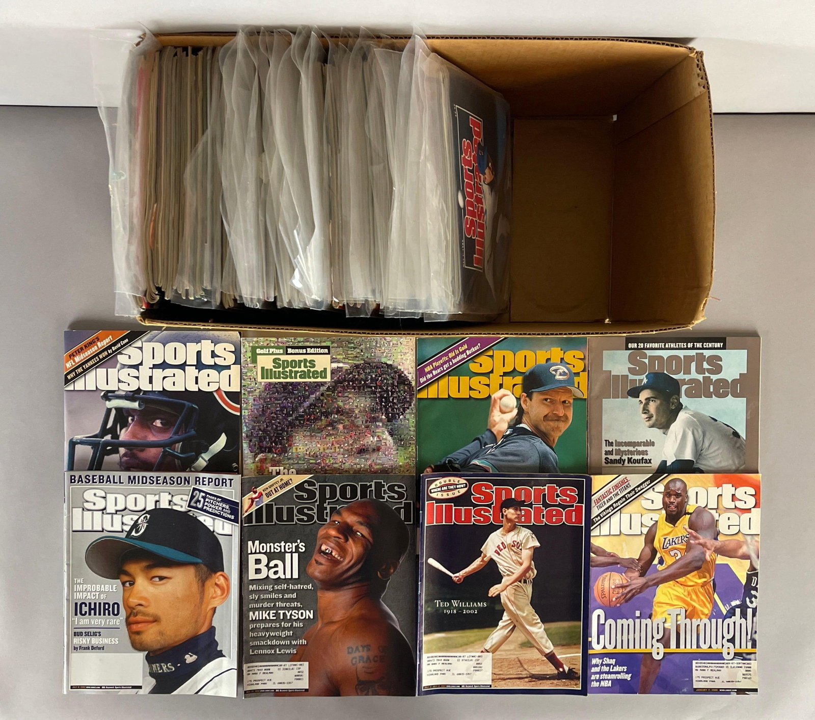 100+ 1985 - 2002 Sport Illustrated Magazines: 1985 Bears, Walter Payton, Kobe Bryant, Mantle, Griffey, and More, Overall great conditions