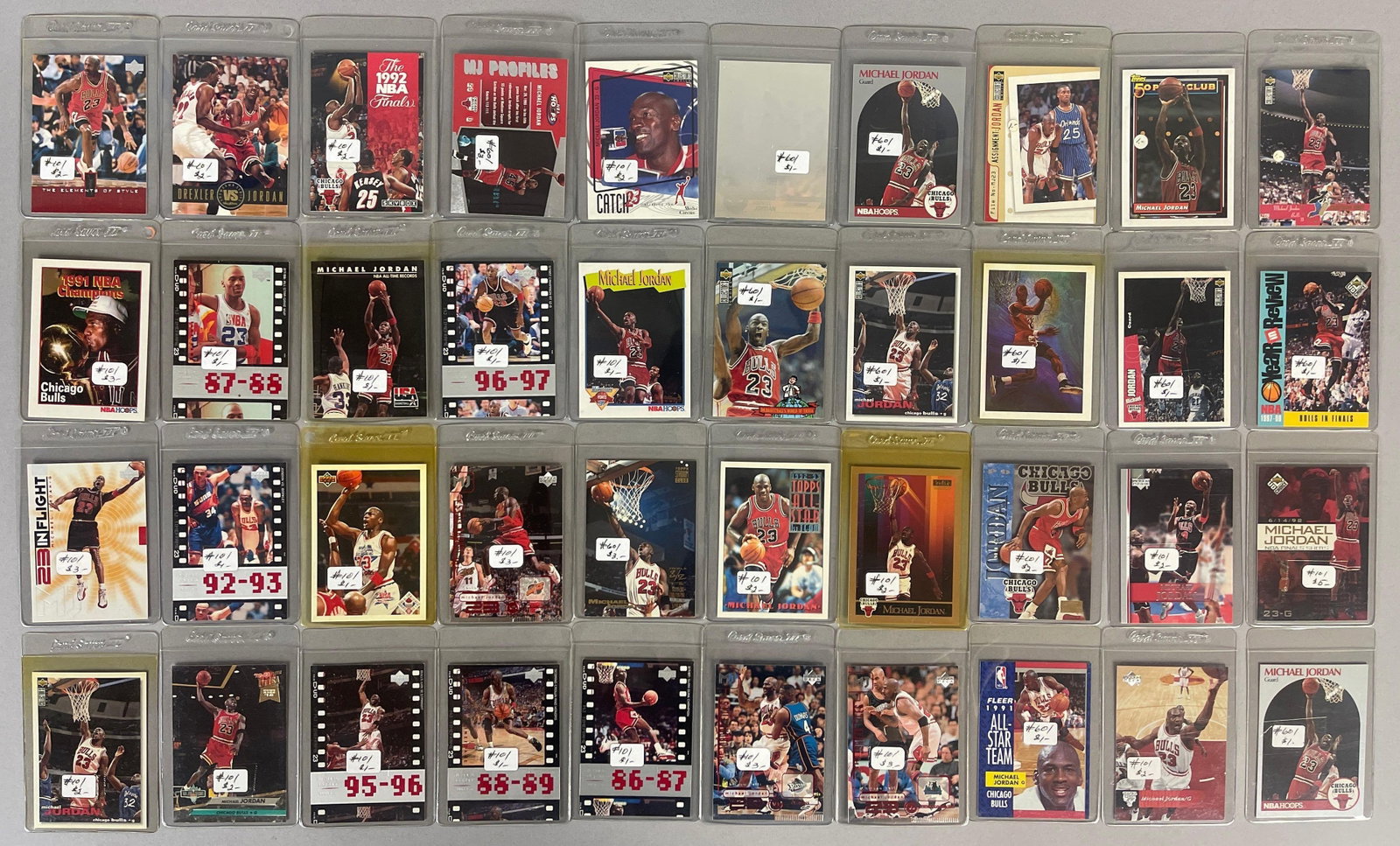 40 - Michael Jordan Cards with Inserts: 40 - Michael Jordan Cards with Inserts
