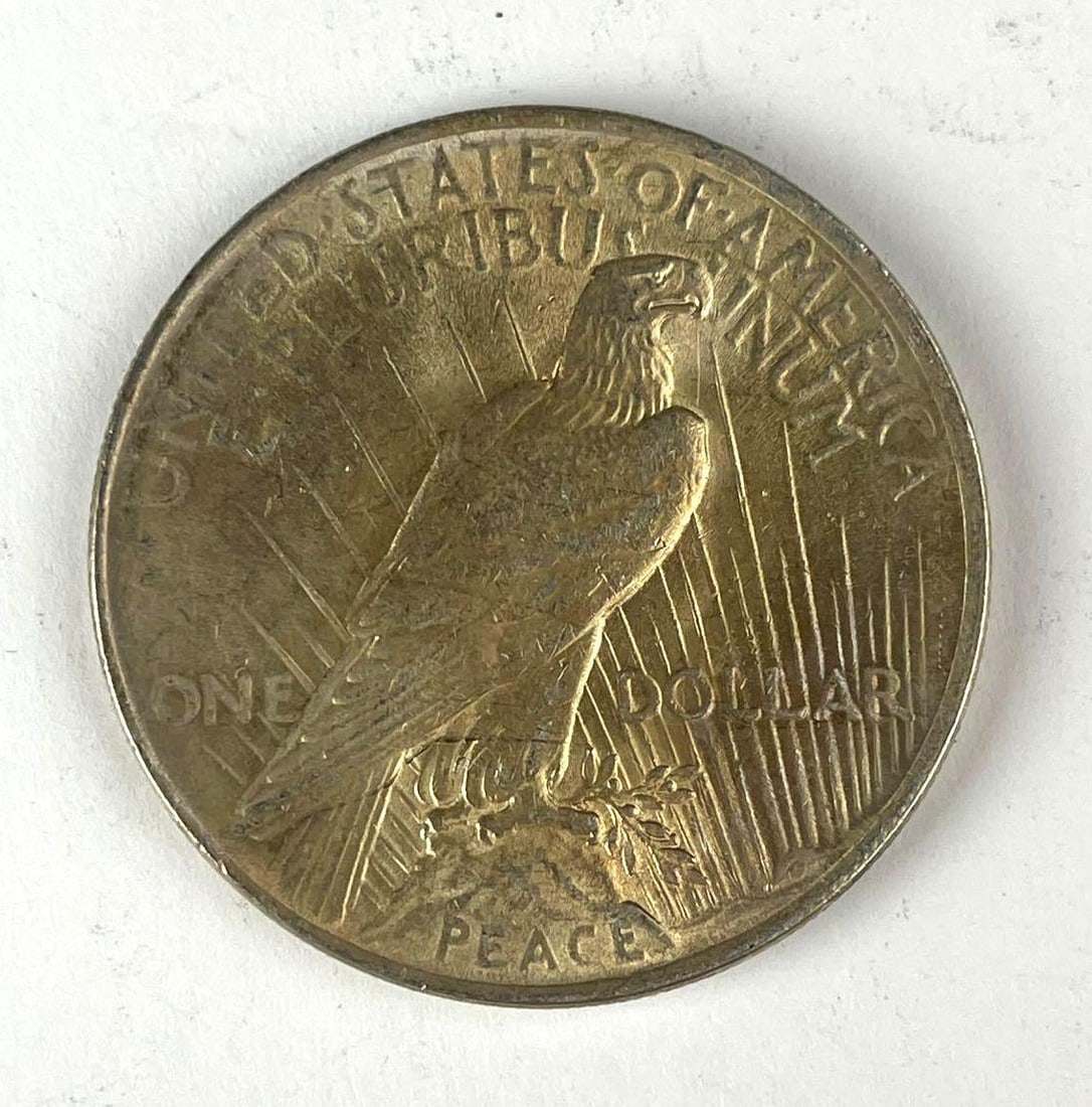 1922 US Peace Silver Dollar - 2