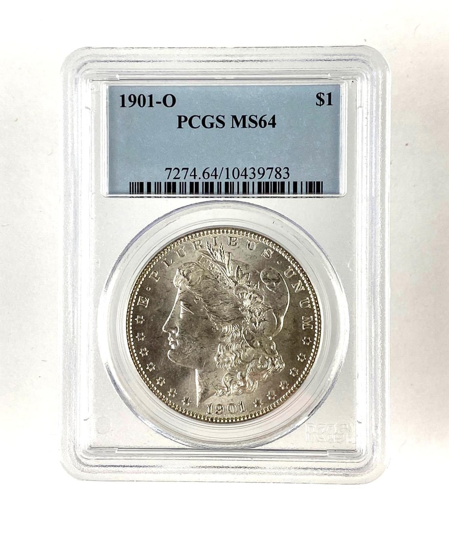 PCGS Graded 1901 O U.S. Morgan Silver Dollar MS63 (1 of 2)