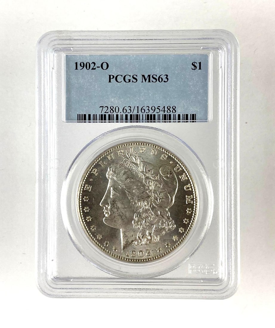PCGS Graded 1902 O U.S. Morgan Silver Dollar MS63 (1 of 2)