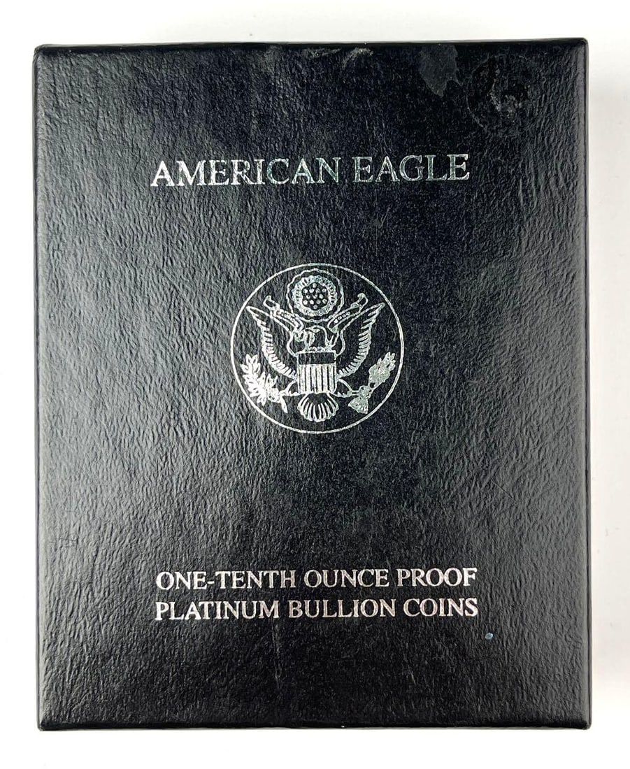 RARE 2001 US Mint $10 American Platinum Eagle 1/10 oz .9995 Platinum Proof Coin: Includes COA