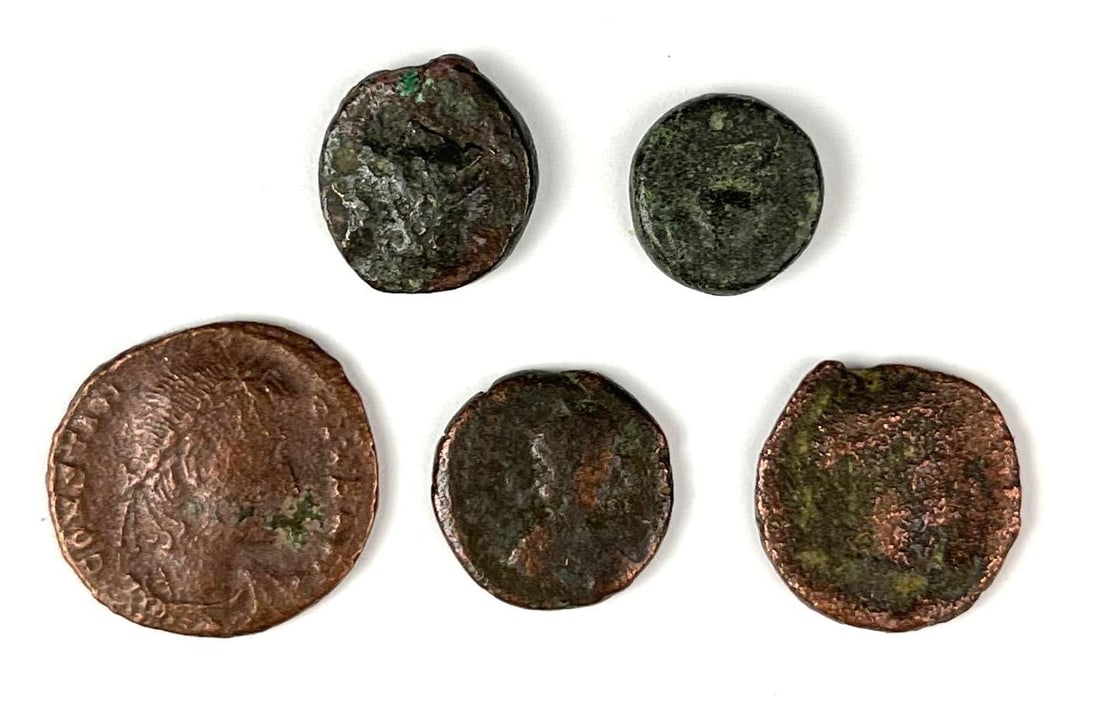 Group of 5 Ancient Roman Coins (1 of 2)