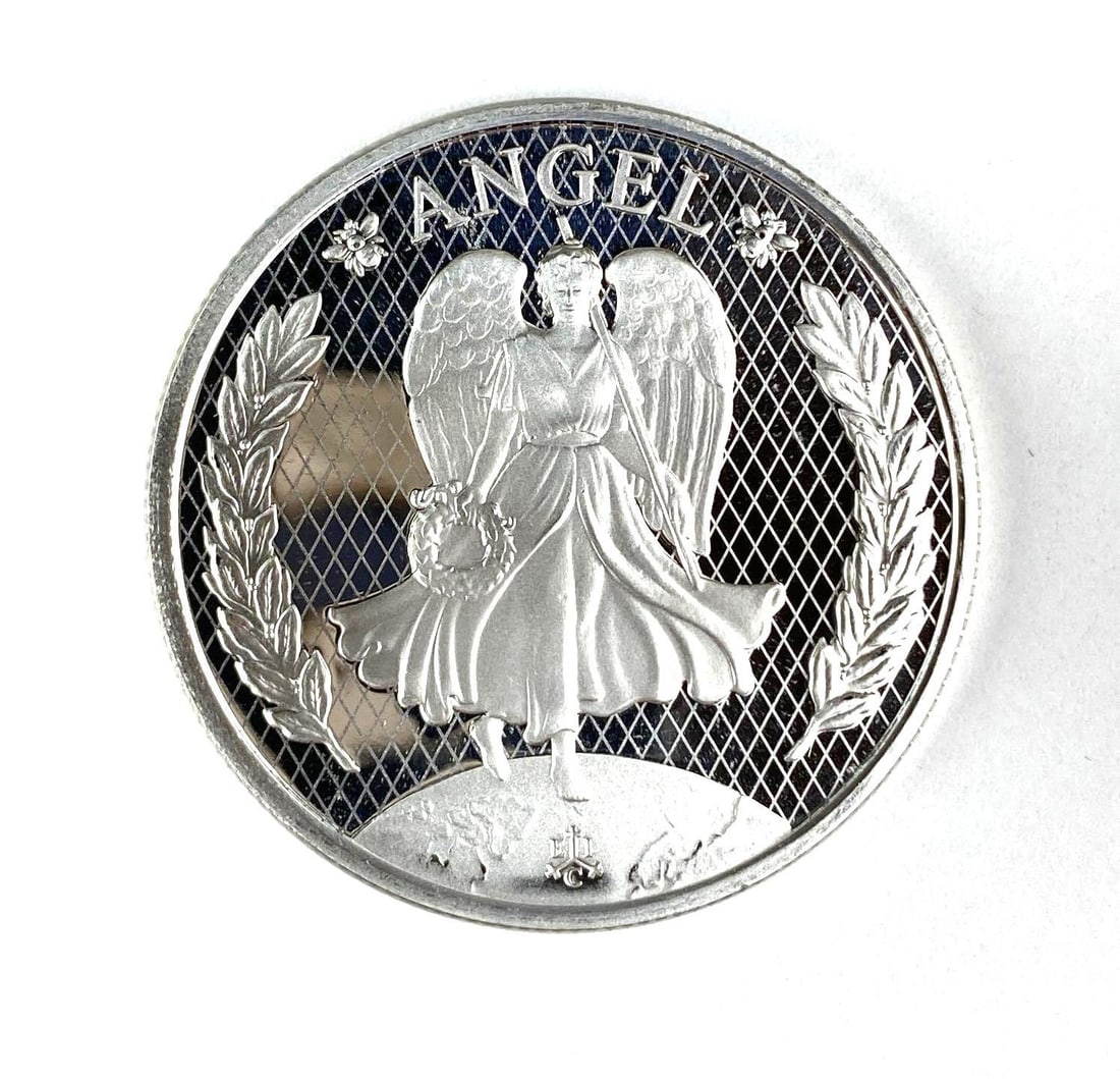 2023 St Helena 1 Pound Angel 1 oz .999 Silver Coin (1 of 2)