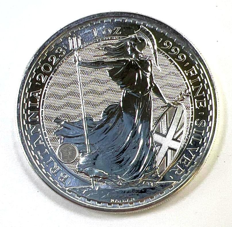 2023 Great Britain Britannia 1 oz .999 Fine Silver Round (1 of 2)