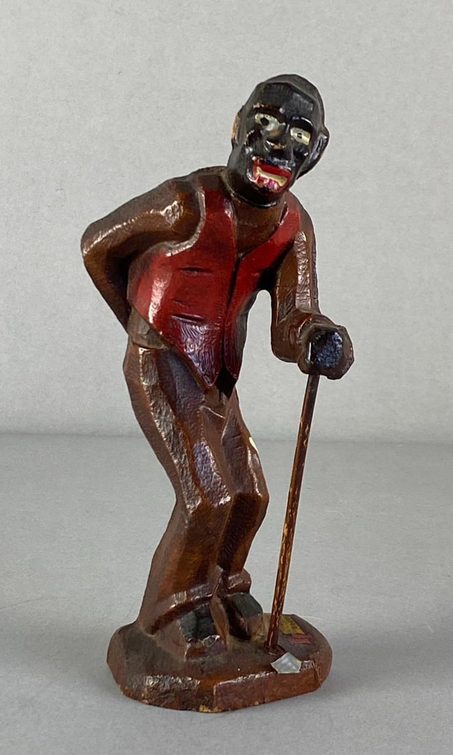 Black Americana Bagne Dam Missouri Souvenir Wood Figurine (1 of 4)