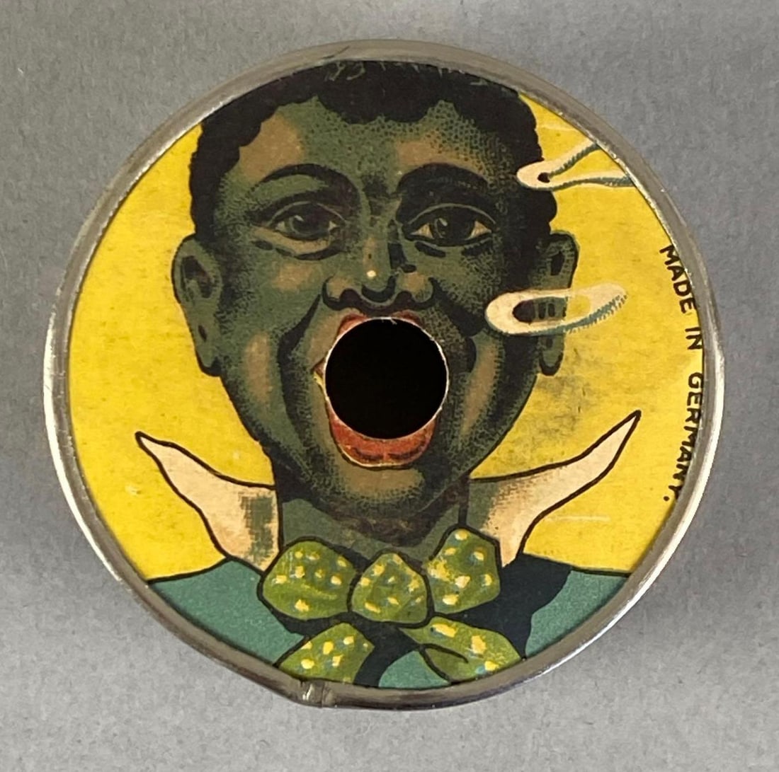 German Black Americana Novelty Smoke Ring Blower (1 of 3)