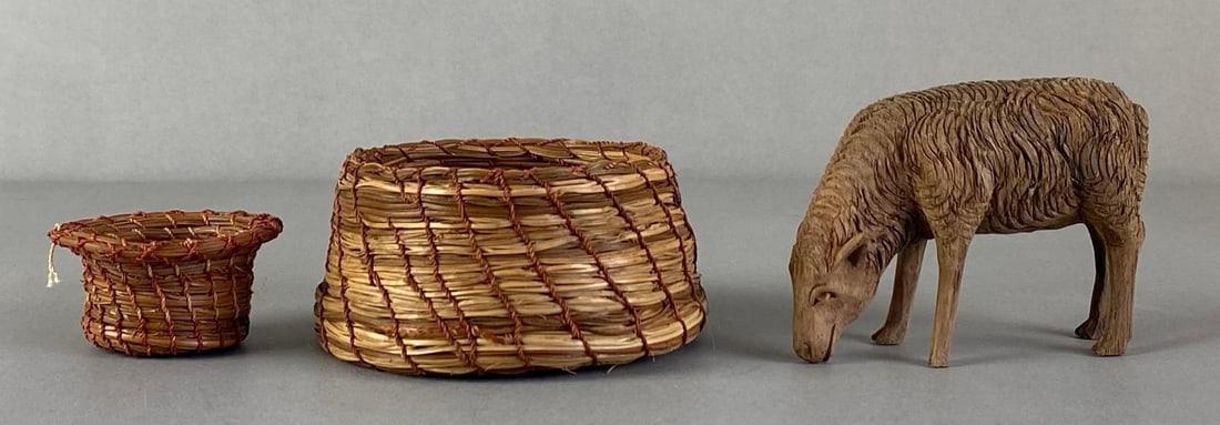 Pine Needle Native American Baskets and more (1 of 2)