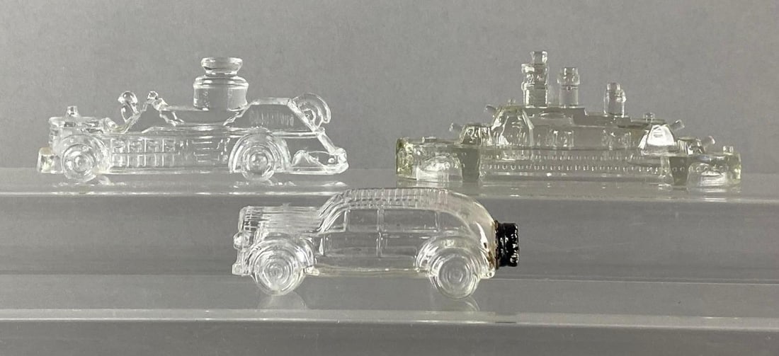 Group of 3 EAPG Vehicles Candy Containers (1 of 2)