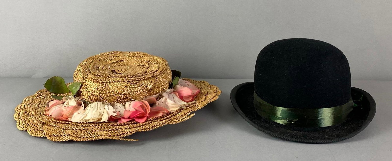 Vintage Group of 2 Hats - Bowler (1 of 4)