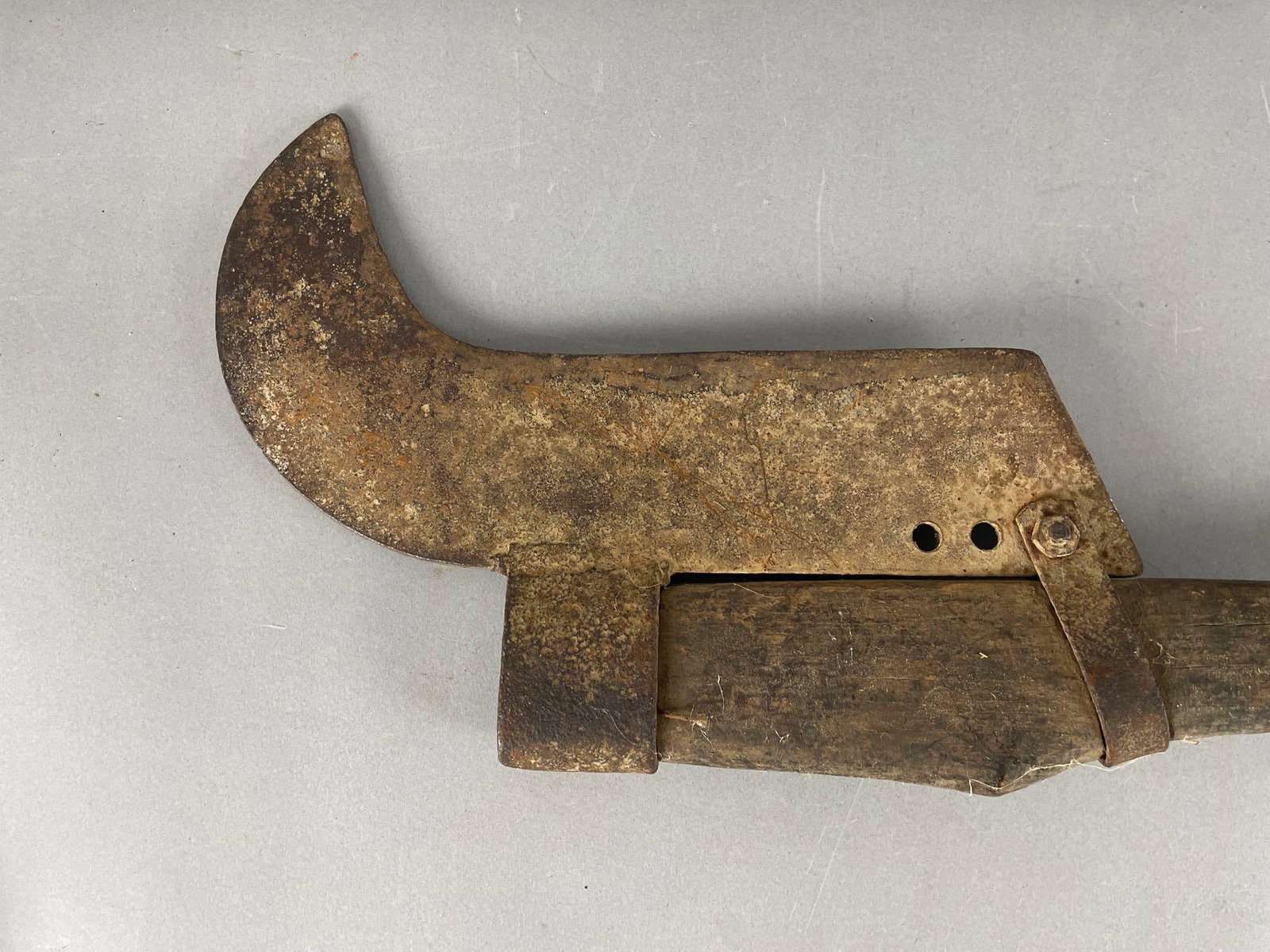 Antique Hand Forged Brush Axe - 3