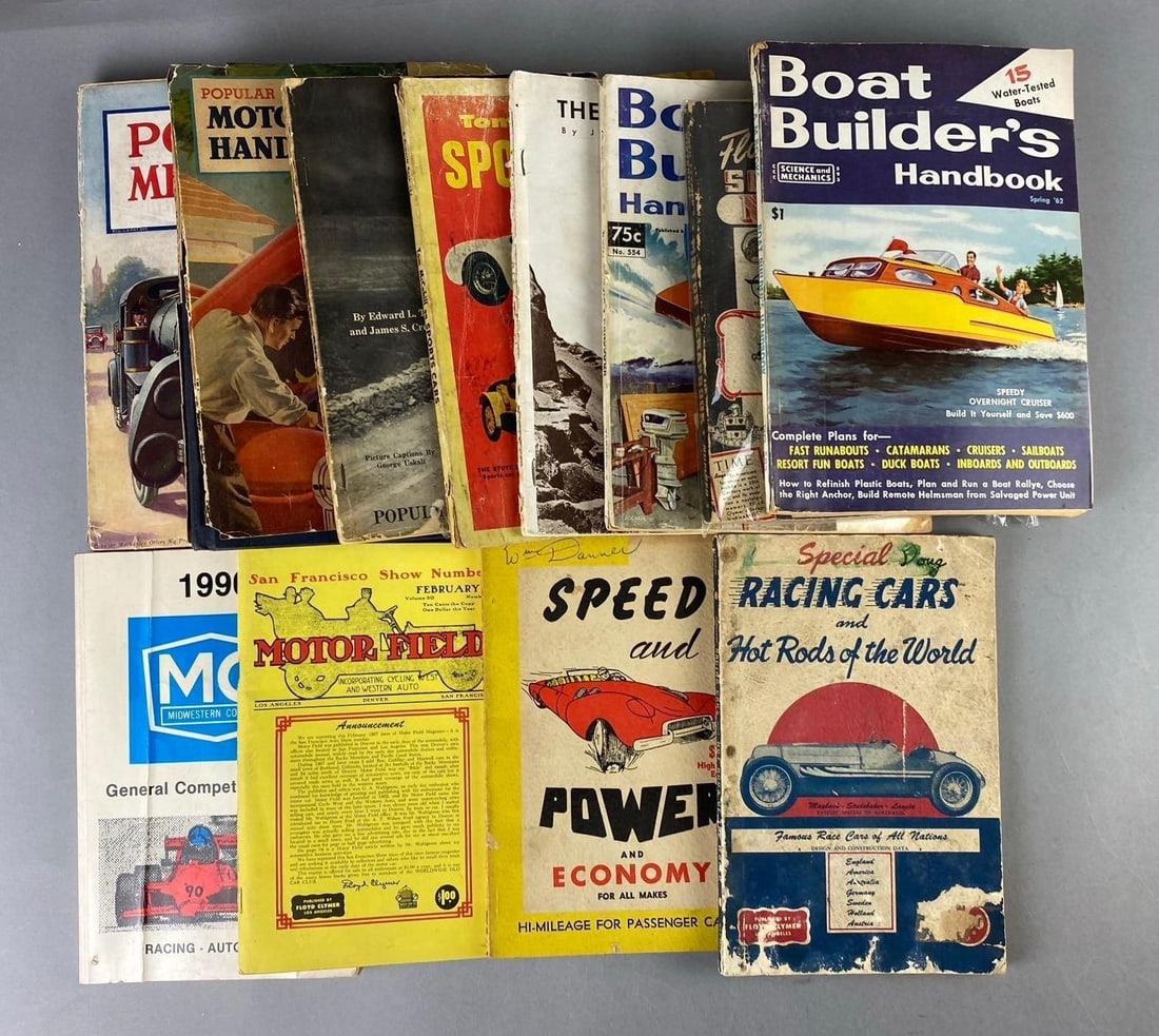 Group of Assorted Vintage Automotive Books and More (1 of 3)