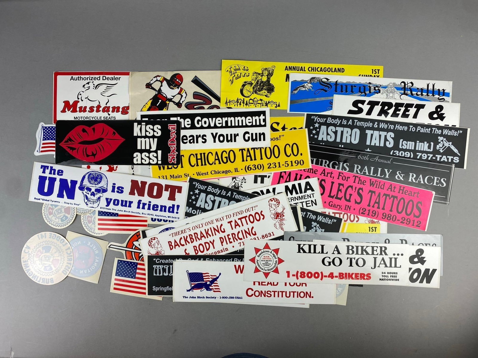 Group of Assorted Car Decals - 2