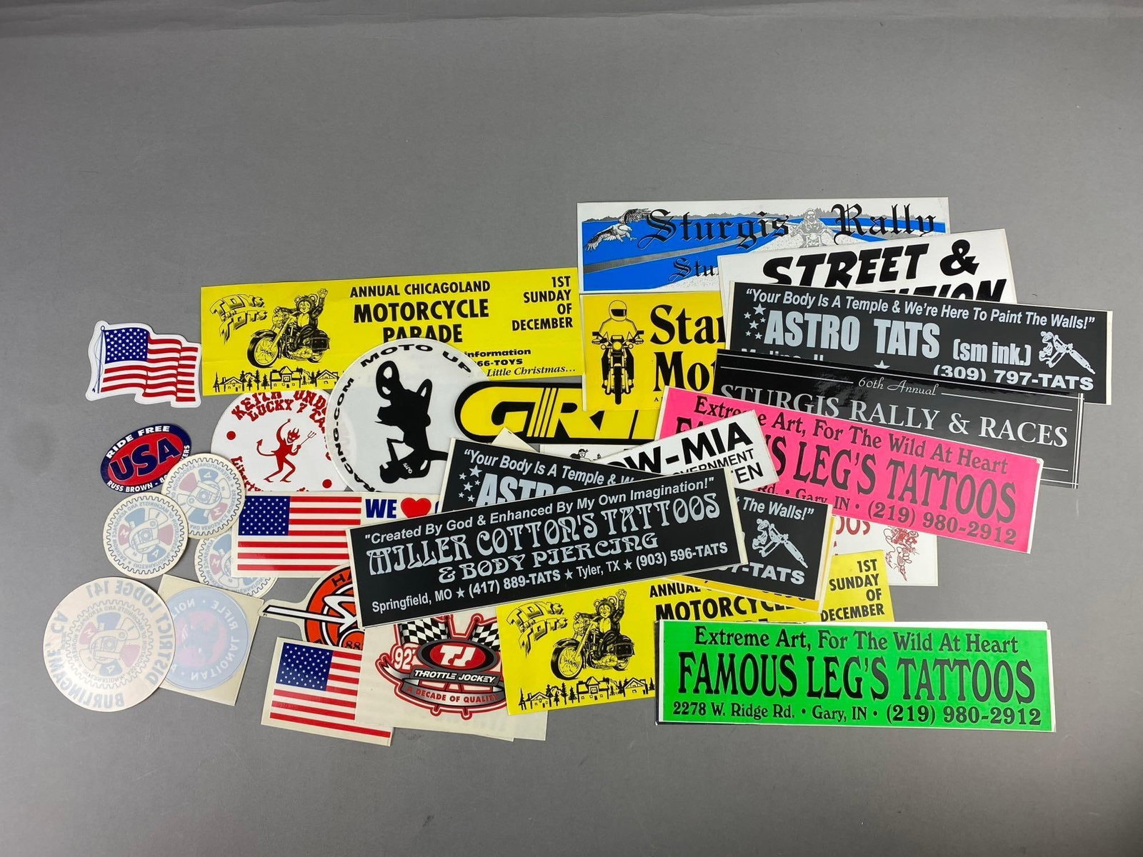 Group of Assorted Car Decals - 3