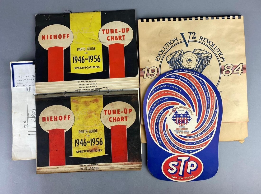 Group of Assorted Niehoff Tune Up Chart and More (1 of 3)
