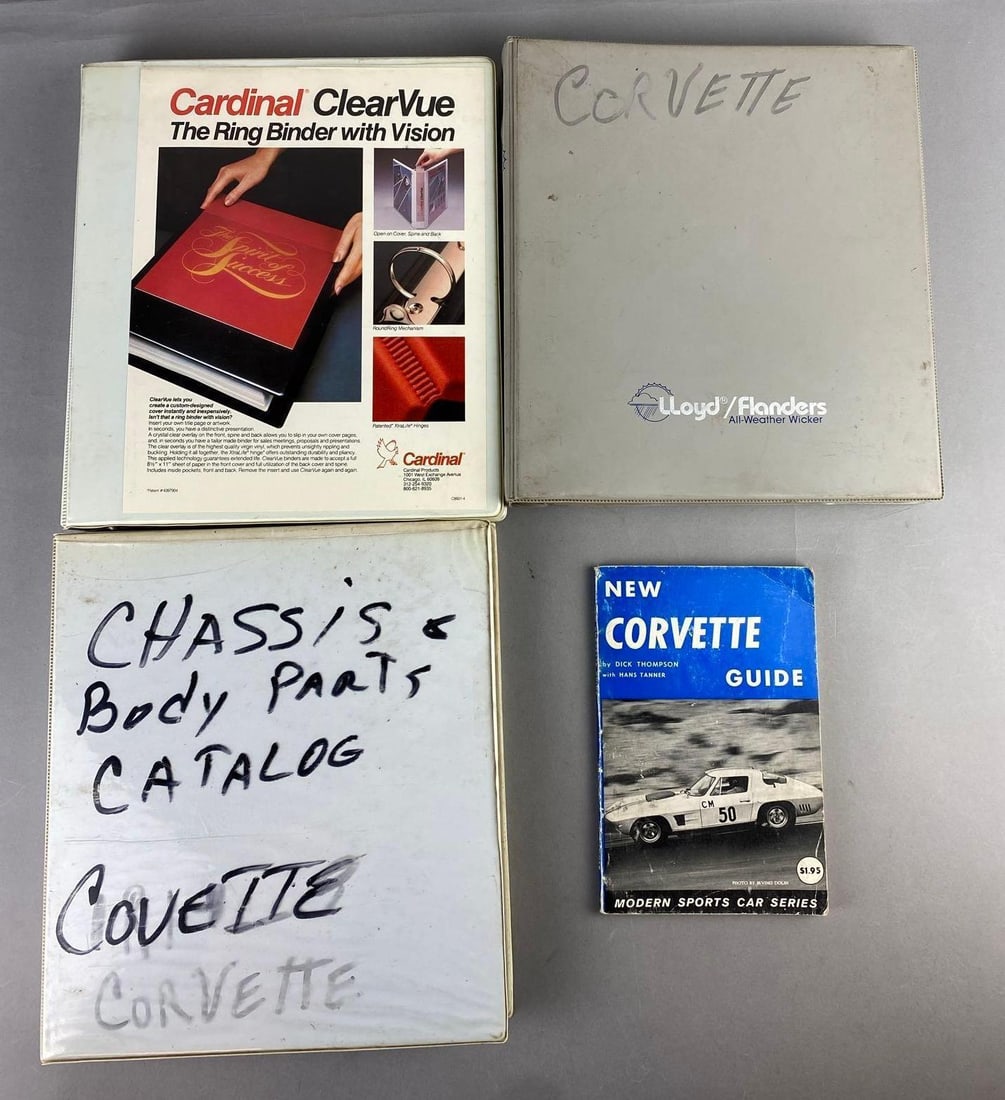 Group of 4 Chevrolet Corvette Part Catalogs and More (1 of 5)